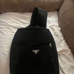 Prada Black Men's Belt Bag